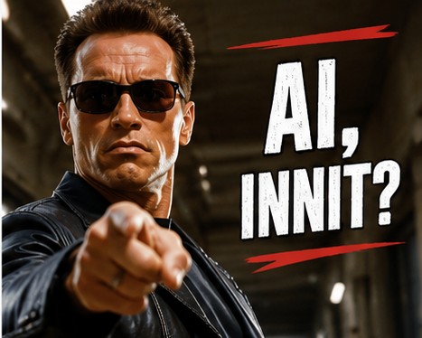 Action hero pointing at the viewer